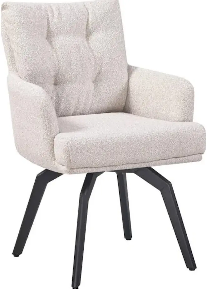 Стул Fabrik Home Lux Букле (Натуральный/Чёрный) - 5