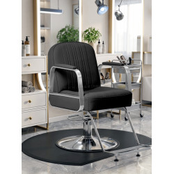 Кресло парикмахерское Gabbiano Acri 155720 (Black/Silver)
