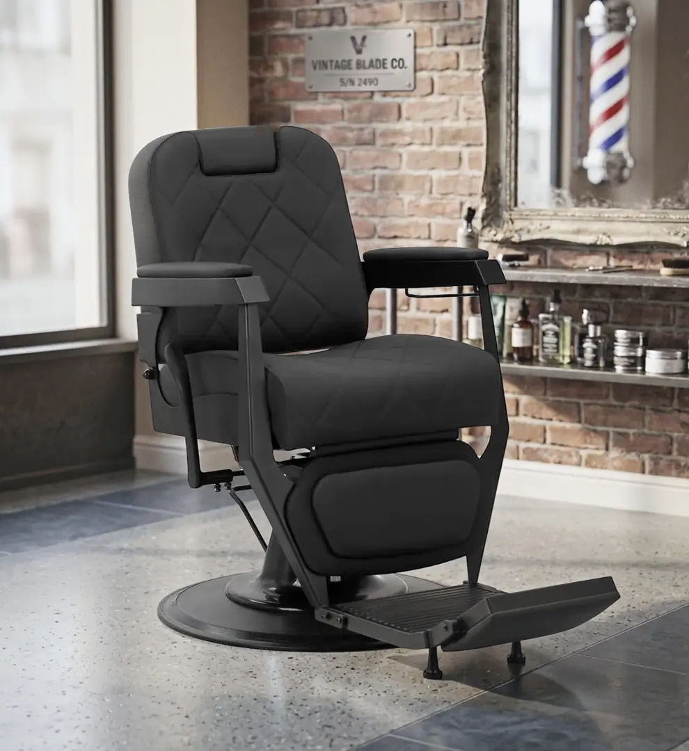 Кресло парикмахерское Gabbiano Bruno 153407 (Black)