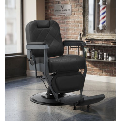 Кресло парикмахерское Gabbiano Bruno 153410 (Black/Grey)