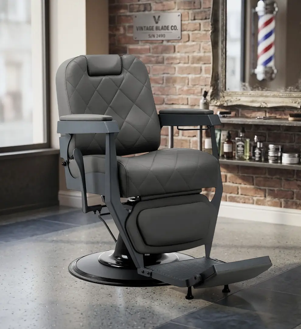 Fotoliu de coafor Gabbiano Bruno 155762 (Grey)