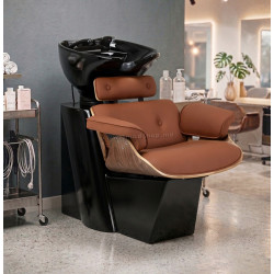 Кресло парикмахерское Gabbiano Florencja 155654 (Black/Brown)