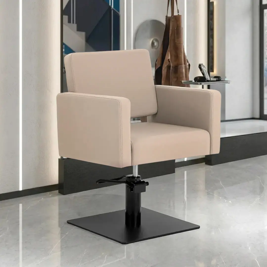 Кресло парикмахерское Gabbiano Vitoria 154195 (Greige/Black)