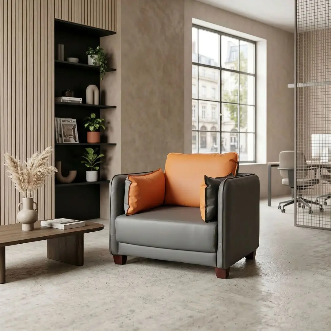Fotoliu DP W1203 (Gray/Orange)