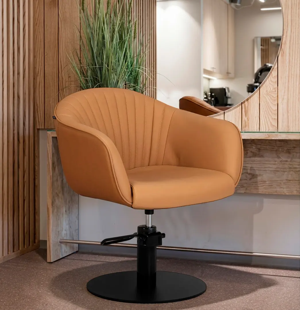 Fotoliu de coafor Gabbiano Copenhagen 154390 (Caramel/Black)