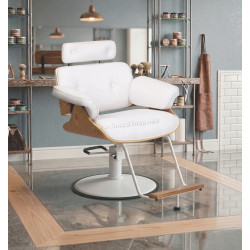 Кресло парикмахерское Gabbiano Florencja 155653 (White/Natural)