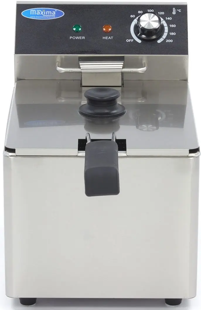 Фритюрница электрическая Maxima 09365215 (Inox/Black) - 8