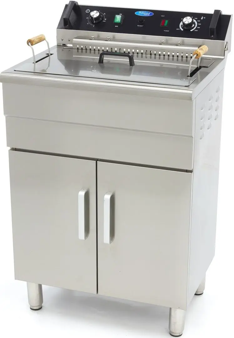 Friteuza electrica Maxima 09365232 (Inox/Black)