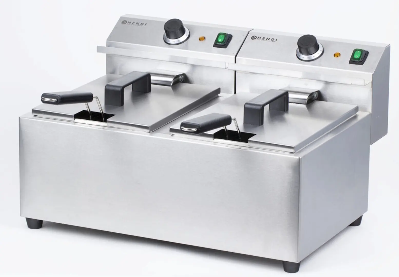 Фритюрница Hendi MasterCook 207307 2x8L (Inox)