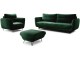 Set de mobila moale Eltap Silva Loco 35 (Dark Green)