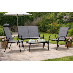 Комплект садовой мебели GardenLine NEO9924 (Grey/Black)