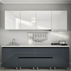 Bucatarie Bafimob Gola 3 2.4m MDF (Lucios)