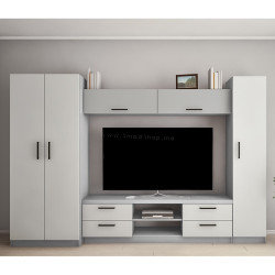 Living Bafimob Elena-Y TV-1.8m 3m (Gri/Gri deschis)