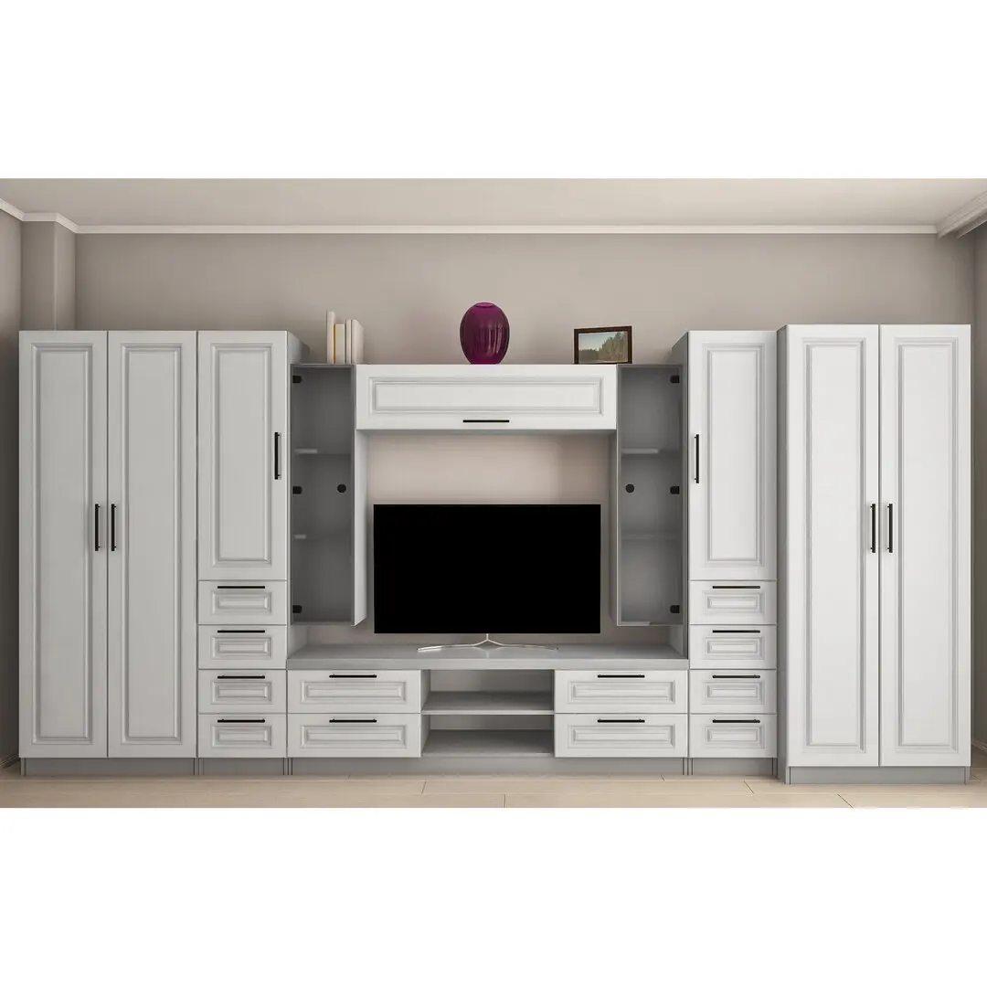 Гостиная Bafimob Людмила-ФY ТВ-1.2м 4.2м (Grey/Stone Oak)