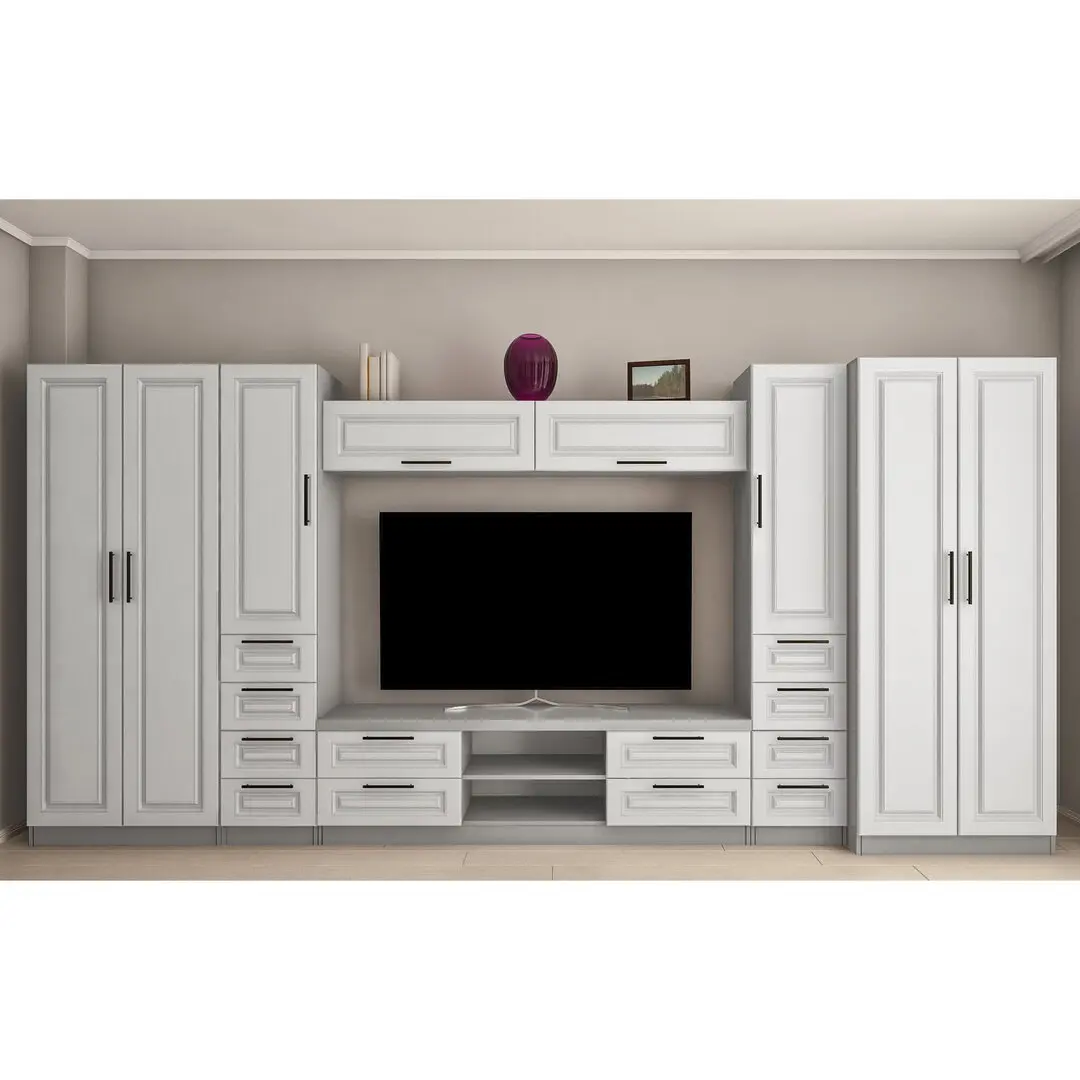 Гостиная Bafimob Людмила-ФY ТВ-1.8м 4.2м (Grey/Stone Oak)