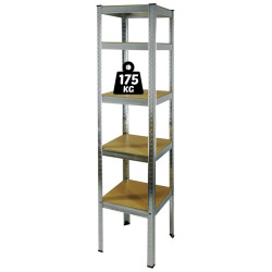 Стеллаж GardenLine GWI9412 180x40x40cm (Inox) Thumb