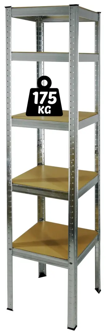 Стеллаж GardenLine GWI9412 180x40x40cm (Inox) - 3