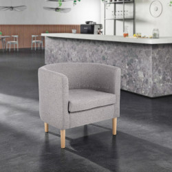 Fotoliu Halmar Clubby (Gray)