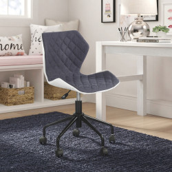 Fotoliu Halmar Matrix (White/Gray)