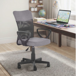 Fotoliu Halmar Timmy (Gray/Black)