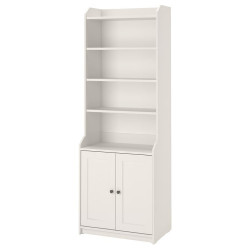Dulap-etajera pentru carti Ikea Hauga 70x199 (Alb) Thumb