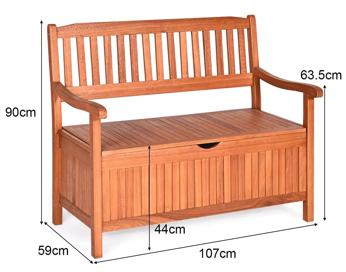 Banca Costway HW63890 (Natural) - 5