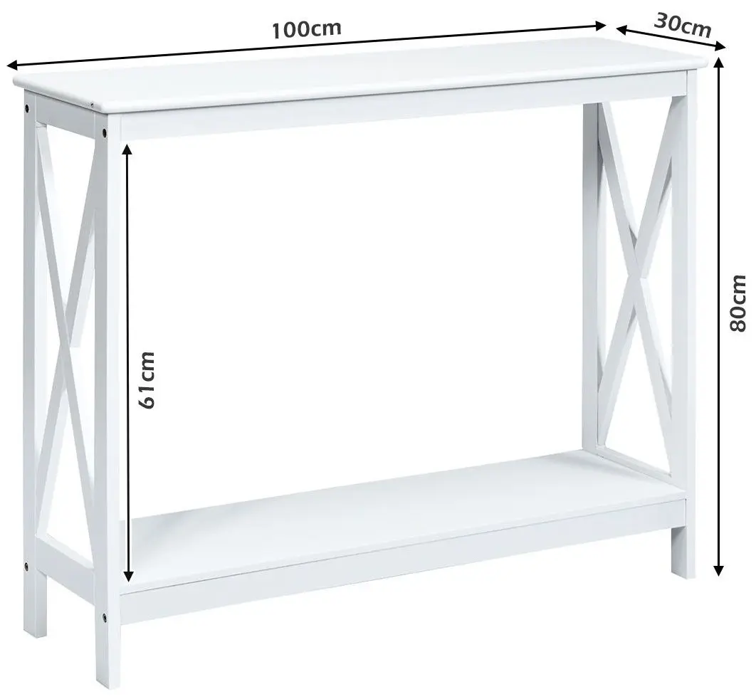 Masa auxiliara Costway HW65761WH (White)