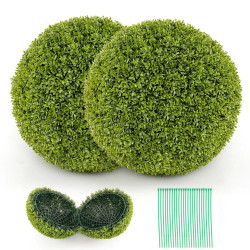 Set 2 tufe artificiale Costway HZ10290-S (Green)