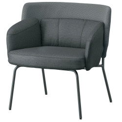 Fotoliu Ikea Bingsta/Vissle/Kabusa (Gri inchis) Thumb