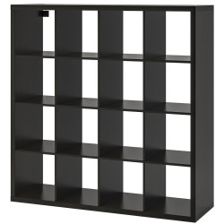 Стеллаж Ikea Kallax 147x147 (Черно-коричневый) Thumb