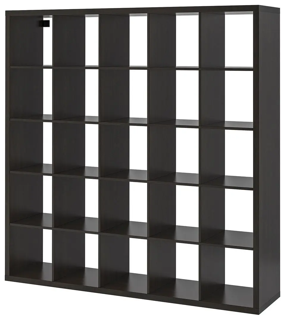 Стеллаж Ikea Kallax 182x182 (Черно-коричневый) - 2