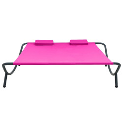 Шезлонг VidaXL 313532 (Pink) Thumb