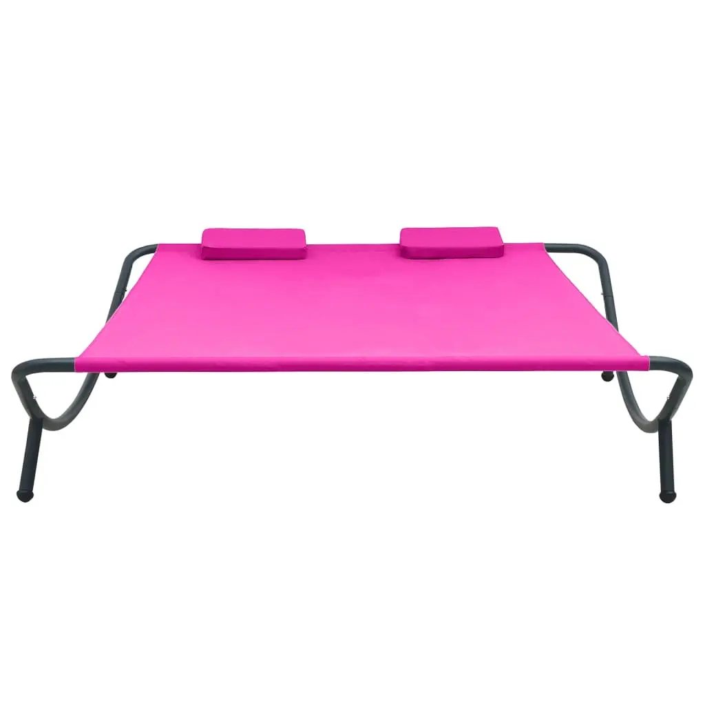 Шезлонг VidaXL 313532 (Pink) - 4