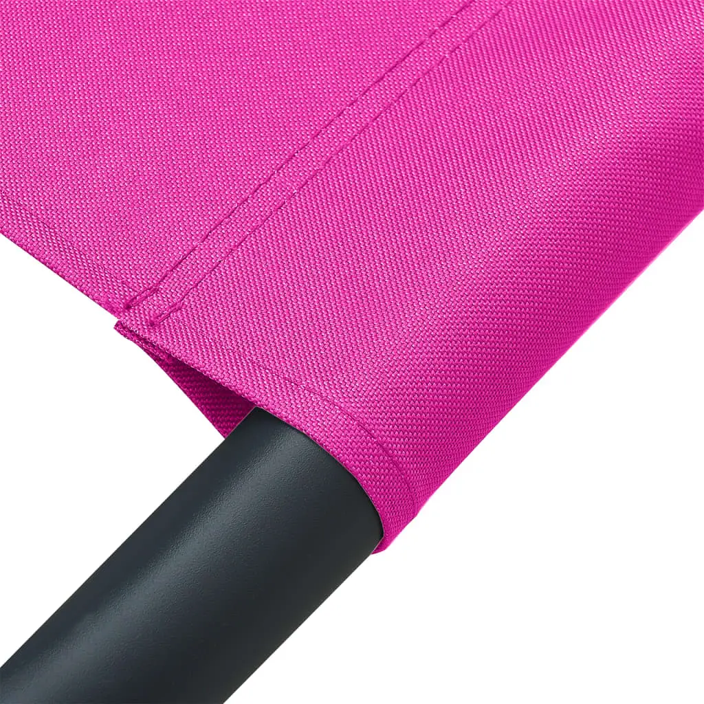 Шезлонг VidaXL 313532 (Pink) - 7