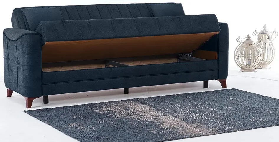 Canapea Fabulous Acelya 3-locuri 50-100 (Dark Blue)