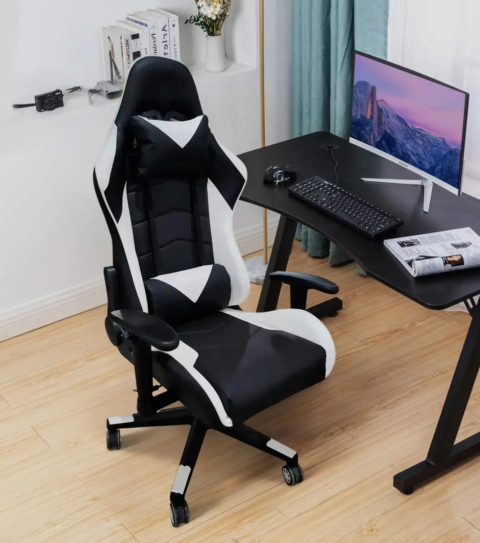 Fotoliu gaming Magnusplus XPrime AD24GC28 GP 3 (Black/White)