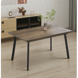 Стол раскладной Magnusplus Lini 120/160x80 Hazar (Wood/Black)
