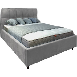 Кровать Charmbed Isabela Prestige 140x200 Velluto 16 (Grey) Thumb