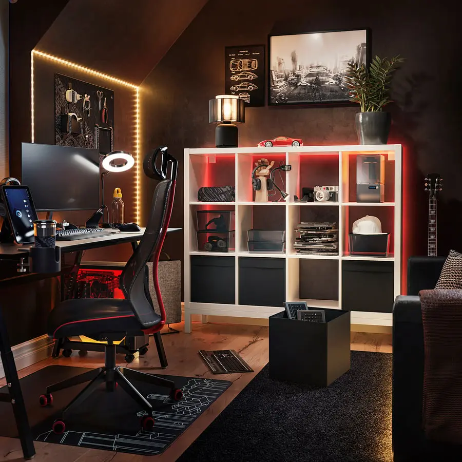 Стеллаж Ikea Kallax 147x129 (Белый) - 7