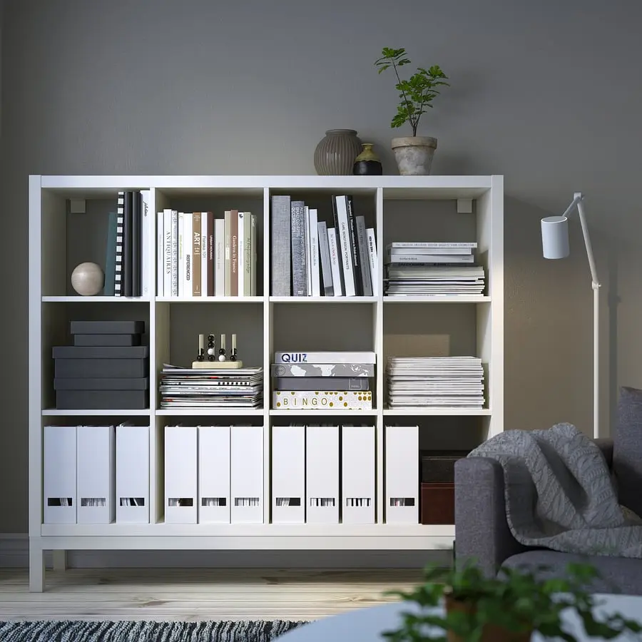 Стеллаж Ikea Kallax 147x129 (Белый) - 6