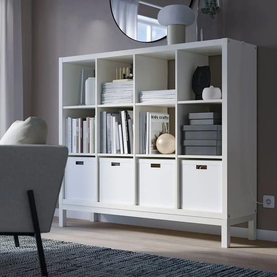 Стеллаж Ikea Kallax 147x129 (Белый)