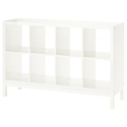 Стеллаж Ikea Kallax 147x94 (Глянцевый Белый) Thumb