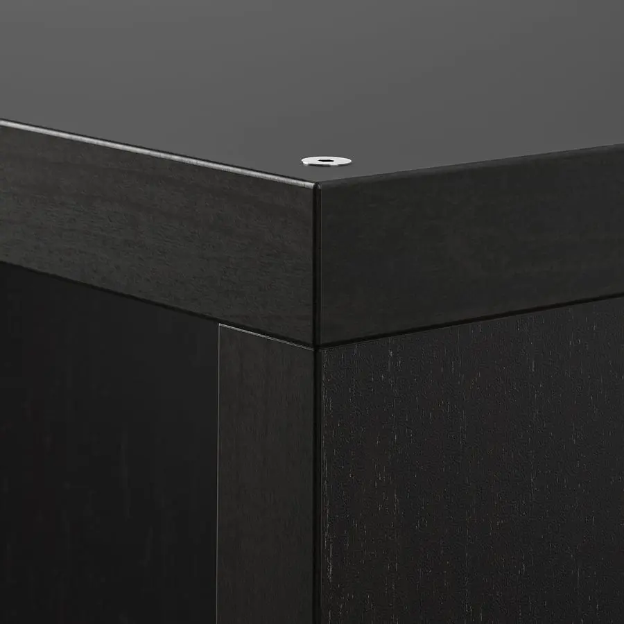Стеллаж Ikea Kallax 147x164 (Черно-коричневый/Белый) - 4