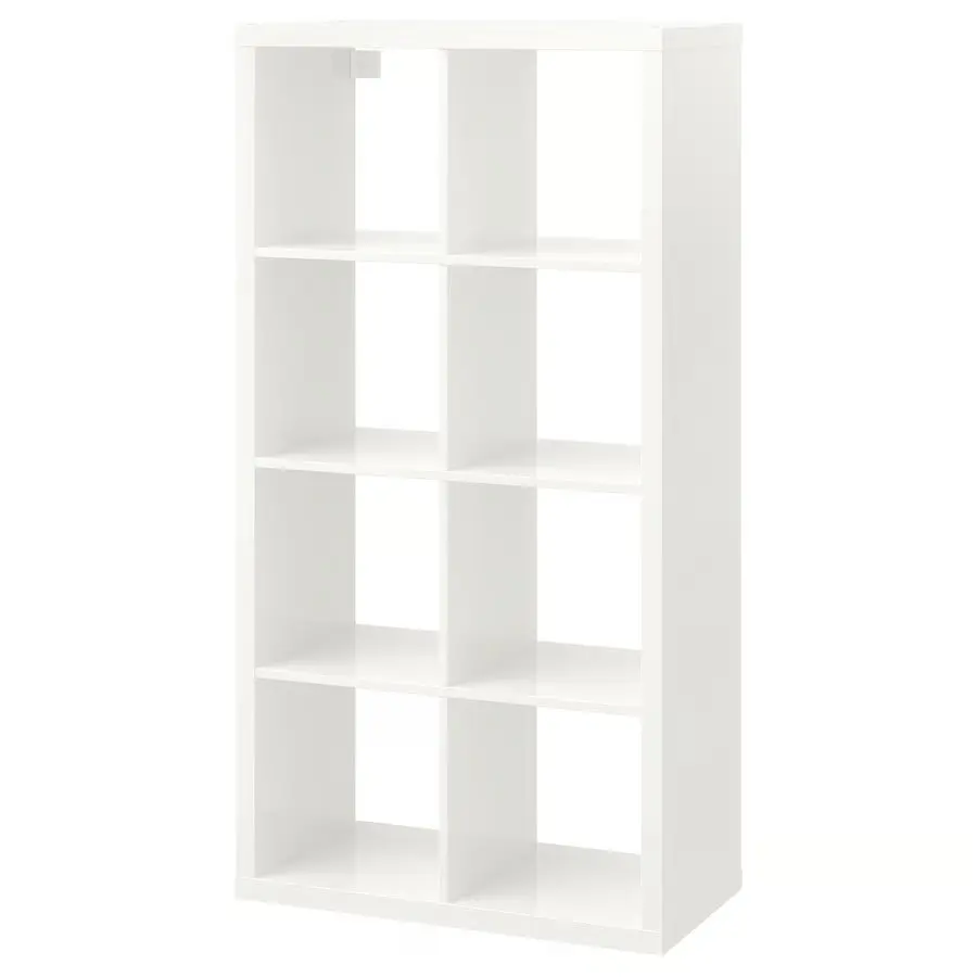 Стеллаж Ikea Kallax 77x147 (Глянцевый белый) - 2