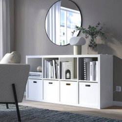 Стеллаж Ikea Kallax 77x147 (Глянцевый белый) Thumb