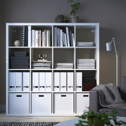 Etajera Ikea Kallax 77x14 (Lucios alb)