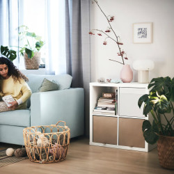Etajera Ikea Kallax 77x77 (Lucios alb) Thumb