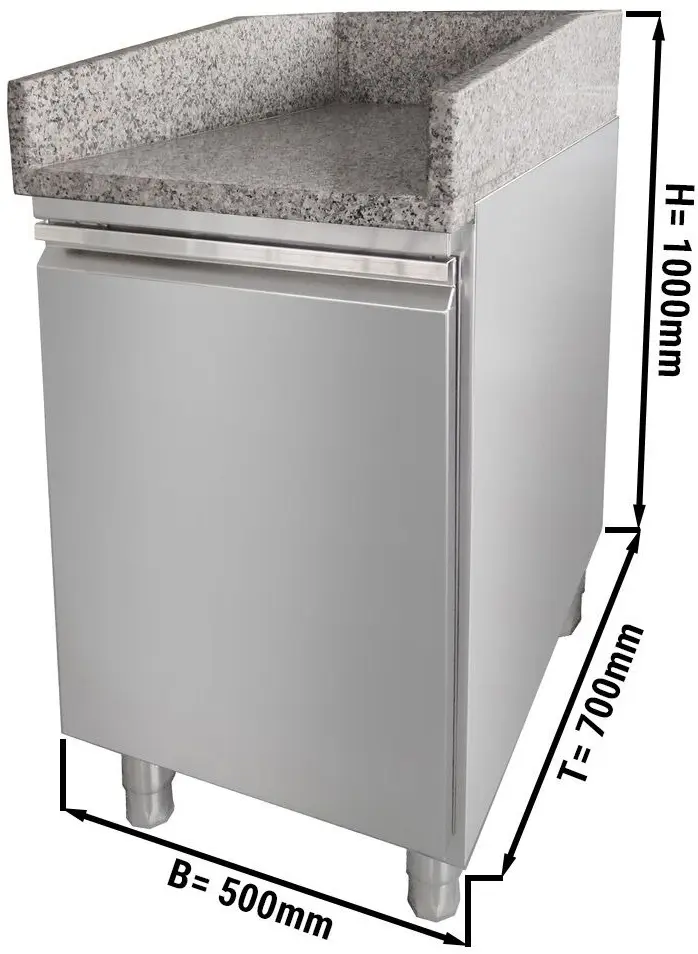 Кассовый прилавок GGM Gastro KTK57 (Inox) - 2