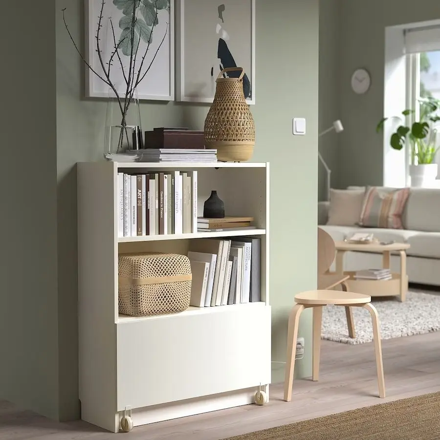 Etajera Ikea Billy cu sertar 80x30x106 (Alb)