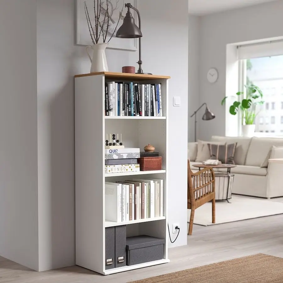 Etajera Ikea Skruvby 60x140 (Alb)